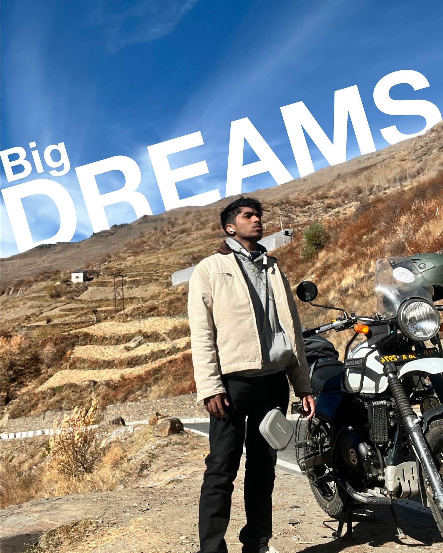 A moment from Yash's solo Himachal trip about bikes and big dreams
