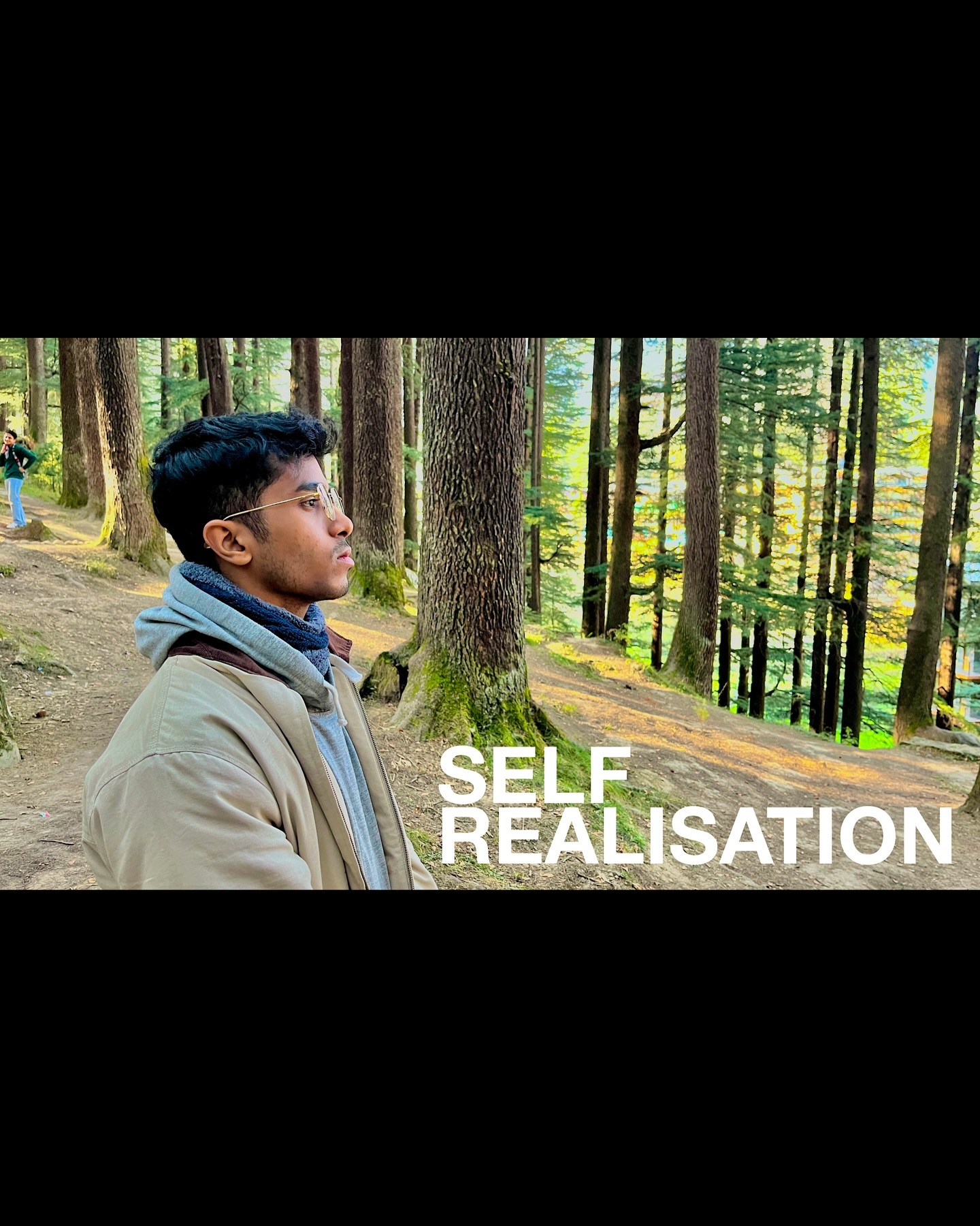 A quiet self-reflective moment from the Himachal trip